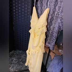 Yellow forever 21 sundress size xl